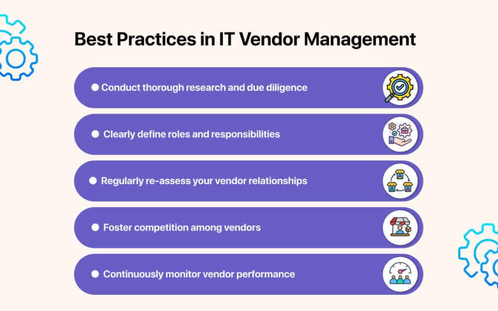 Best Practices in IT Vendor Management