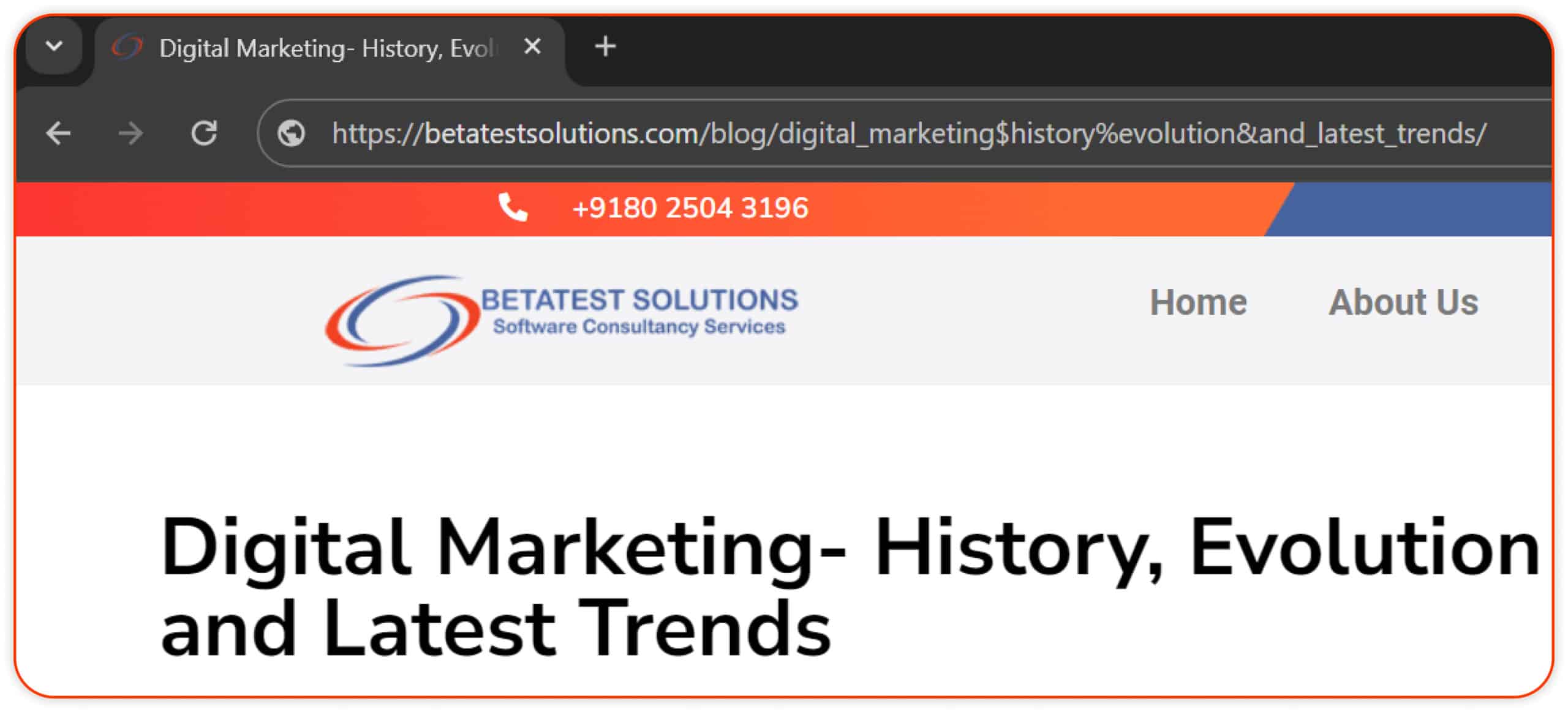 Wrong URL Structure