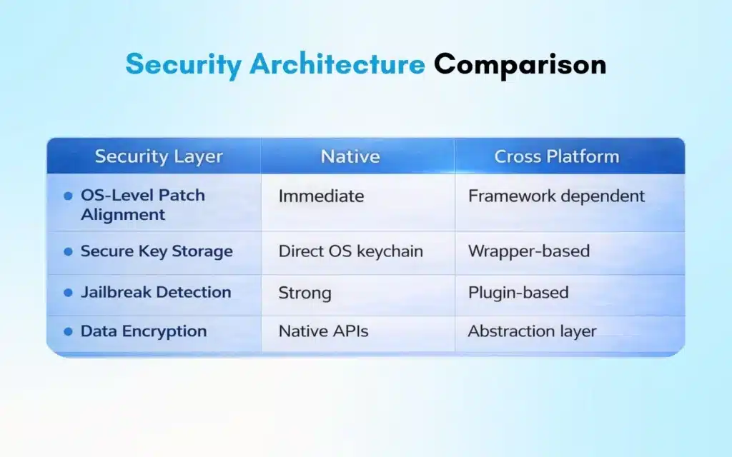 Security Architecture Comparison
